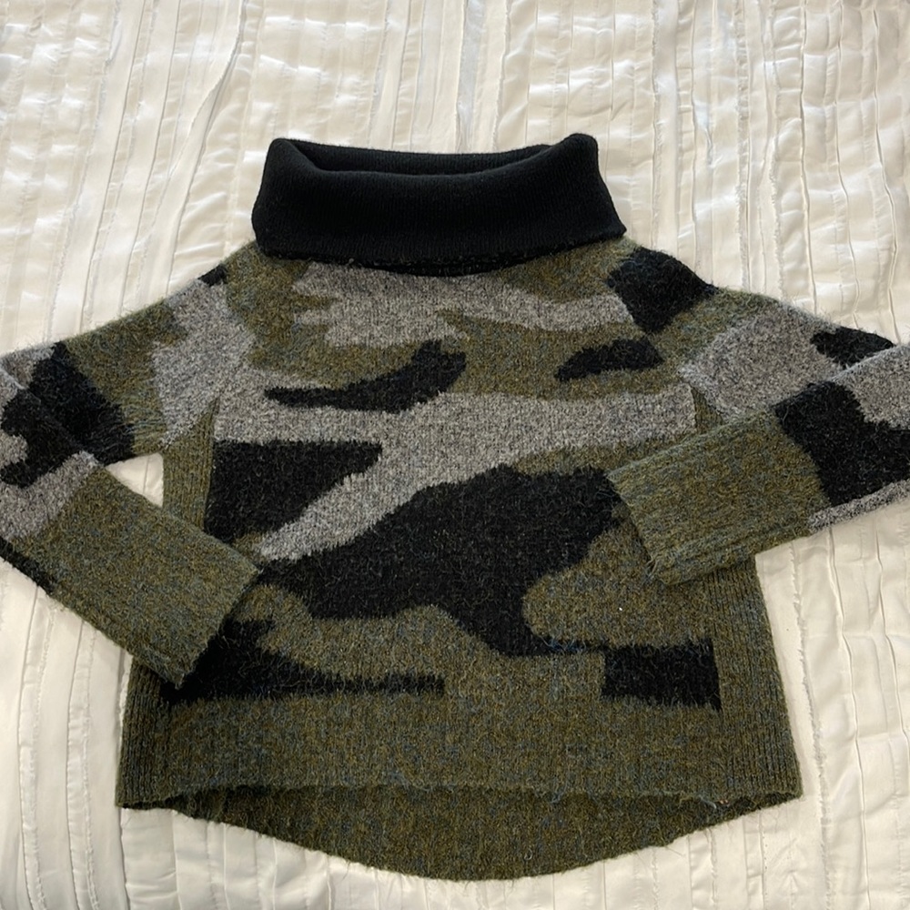 Aqua - cowlneck sweater